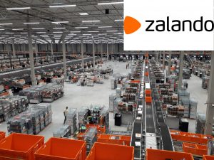 Працівники складу брендового одягу Zalando у м. Лодзь