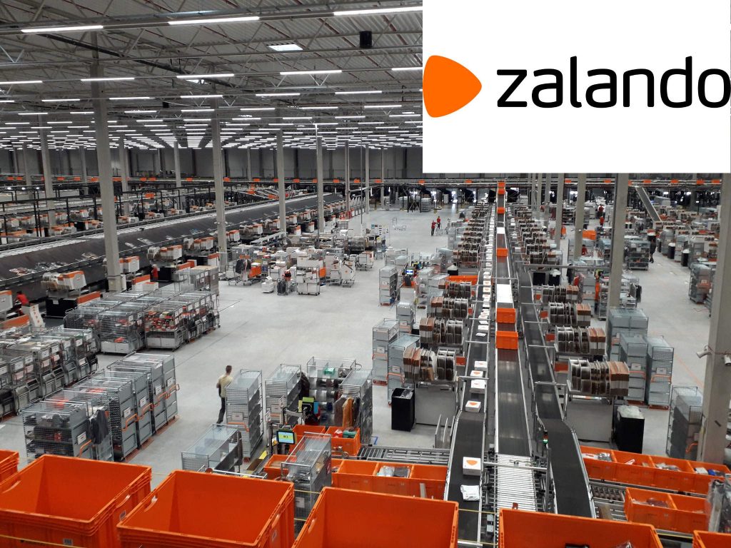 Працівники складу брендового одягу Zalando у м. Лодзь